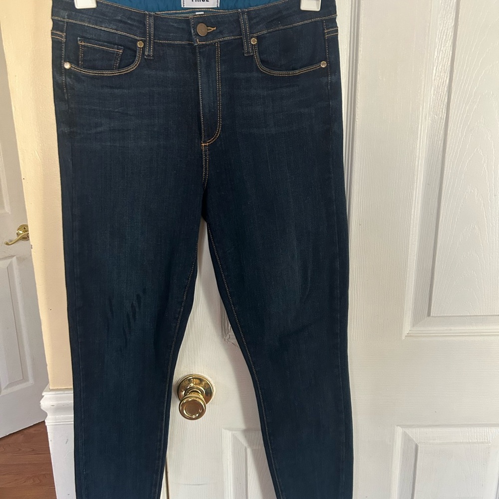 PAIGE Hoxton Ankle Delancy Jeans Size 30